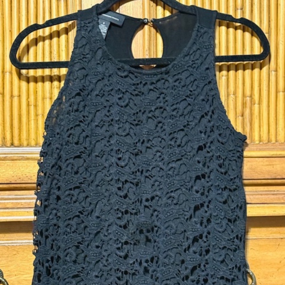 INC black lacy top